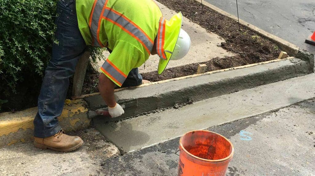 Concrete Curbing Services in Laurel, Maryland