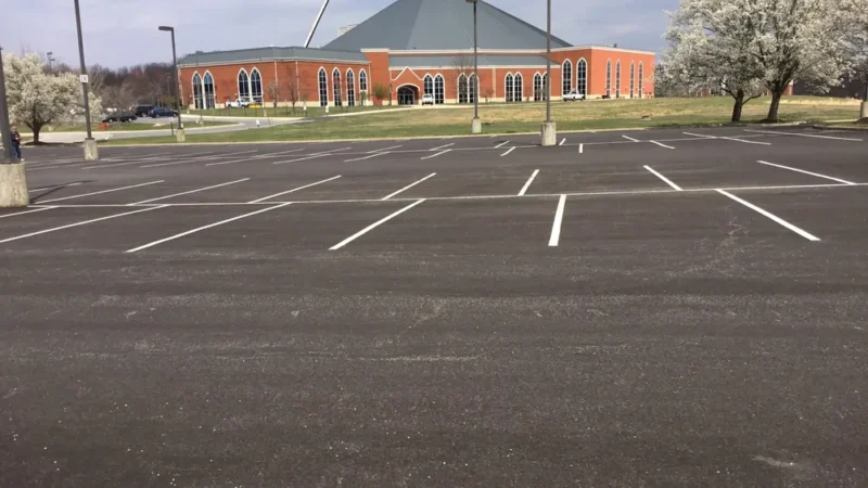 Maryland Church Parking Lot Re-Striping Project