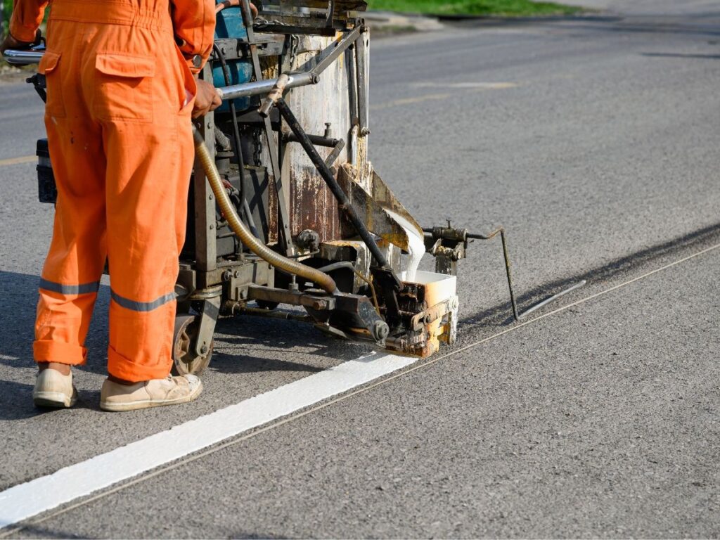 Line Striping Services in Maryland, Virginia, Pennsylvania, Delware, & D.C.