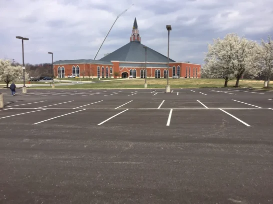 Maryland Church Parking Lot Re-Striping Project