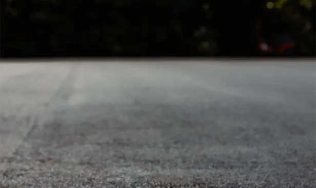 Close up of asphalt pavement